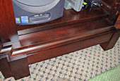 Computer desk, after repair by Home Enhancements.