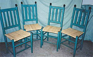 Porch chairs, after repair by Home Enhancements.