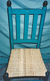 Porch chair, after repair by Home Enhancements.